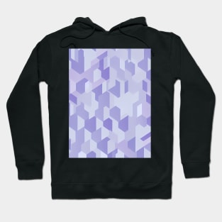 Abstract Geometric Hexagonal Pattern - purple pastel scheme Hoodie